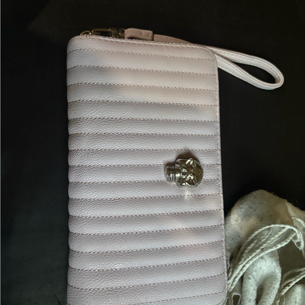 Betsey Johnson Pink Quilted Wristlet